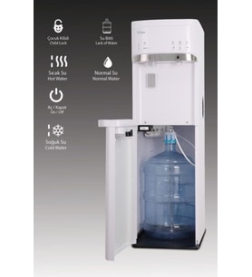 Kiwi Kwp-8560 Su Sebili Gizli Damacanalı