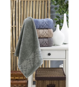 VOLENKA GALAXY SILVER MICRODELUX 4'lü 50 x 90 cm HAVLU SETİ 8696474231774