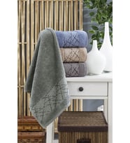 VOLENKA GALAXY SILVER MICRODELUX 4'lü 50 x 90 cm HAVLU SETİ 8696474231774