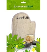 Lionesse Spa Masaj Etkili Doğal Banyo Eldiven Lifi (R-430) (Kahverengi)