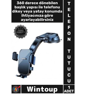 #TelefonTutucu Sabit Fonksiyonel Torpido Üstü Vakumlu Ayarlanır Uzun Kollu Araç İçi Telefon Tutucu