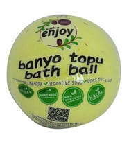 lı El Yapımı Banyo Küvet Topu Sabunu Sarı 90-120 Gr