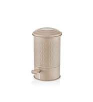 Prizma Banyo Çöp Kovası, Karamel Renk, 5 Lt, Şık ve Kullanışlı Tasarım