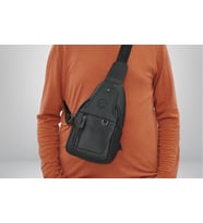 Westpolo Crossbody Unisex Çapraz Ayarlanabilir Askılı  El Göğüs ve Omuz Çantası (Siyah)