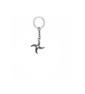 Ninja Yıldızı (Shuriken) Figürlü Metal Unisex Anahtarlık – Dayanıklı ve Şık Tasarım