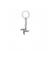 Ninja Yıldızı (Shuriken) Figürlü Metal Unisex Anahtarlık – Dayanıklı ve Şık Tasarım