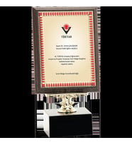 ODAK KUPA - Ahşap Plaketler - PL-054-M B - 15x20 cm