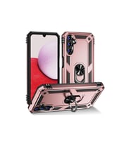 Samsung Galaxy A04s Kılıf Sofya Yüzüklü Silikon Kapak - Rose
