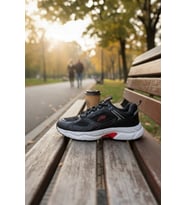 Enoch Erkek Spor ve Yürüyüş Ayakkabısı Tam Ortopedik Tabanlı Kalın Tabanlı Retro Dad Shoe