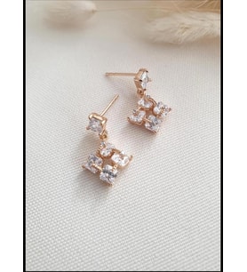 Crystal Four Session Luxury Küpe