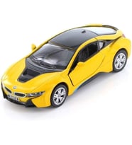 Kinsmart 1:36 Ölçek Bmw I8 Çek Bırak Metal Araba