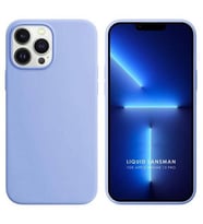 Apple iPhone 14 Pro Max 6.7'' Liquit Lansman Silikon Açık Mavi