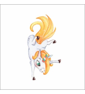 Unicorn Duvar Sticker Duvar Sticker 30x20 CM