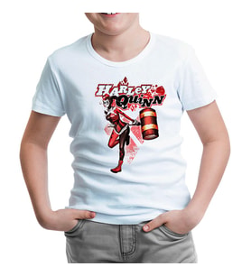 Harley Quinn - Big Bang Beyaz Çocuk Tshirt