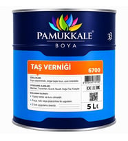 Pamukkale Doğal Taş Vernik Solvent Bazlı Şeffaf 5 Lt
