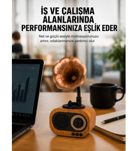 Radyo Hoparlör 5W Güçlü Ses Usb Hafıza Kart Destekli Yeni Nesil