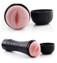 Hızlı Express Passion Cup Titreşimli Realistik Suni Vajina Mastürbatör