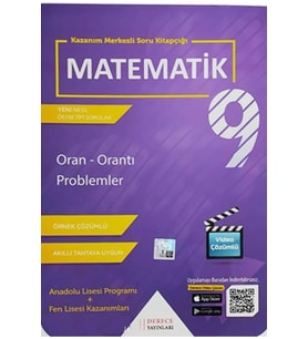 Derece Yayınları 9. Sınıf Matematik Oran-Orantı - Problemler