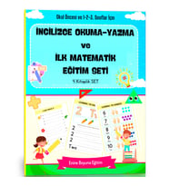 İngilizce Okuma-Yazma ve İlk Matematik Eğitim Seti