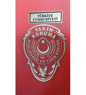 YAKIN KORUMA CÜZDAN ROZETİ (METAL)-SATIN/AL,YAKIN KORUMA KIMLIK KARTLI PERSONELE SATILIR.-SIVILE SATILMAZ
