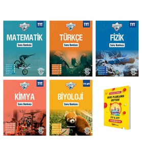TYT IceBerg Matematik Türkçe Fizik Kimya ve Biyoloji Soru Bankası 5li Set