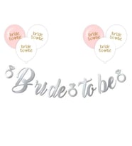 Bride To Be Gümüş Balonlu Set