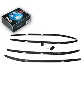 BMW 5 E39 Arka Sol Sağ Perde Korniş ve Klips Kiti 51168208705