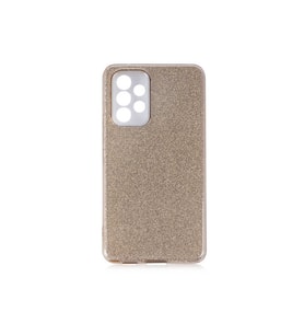 Samsung Galaxy A53 5G Uyumlu Kılıf Zore Shining Silikon (Gold)