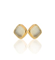 Kadir Jewellery 22 Ayar Altın Kaplama Kadın Minimal Küpe -El İşçiliği Ve Hipoalerjenik Küpe