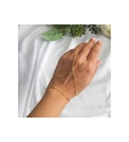 Altın Kaplama Top Zincir Kadın Şahmeran (Sarı-Beyaz)