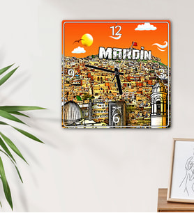 Mardin Tasarımlı Duvar Saati