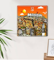 Mardin Tasarımlı Duvar Saati