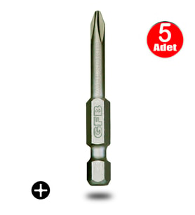 AletÇantam Gfb Bits Yıldız Uç Vidalama Matkap Ucu Ph1 x 50mm - 5 Adet