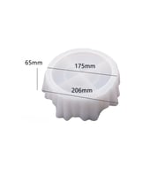 SİLİKON KALIP EPOKSİ REÇİNE İTHAL MUHTELİF TIRTIKLI KASE MEYVELİK KALIBI HB475-0135