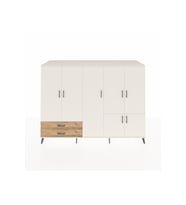 Kronos Dolap 12 Raflı 2 Çekmeceli 7 Kapaklı 220x59x163 Aytaşı-Aytaşı/Çam
