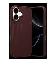 Newface Apple İphone 17 Auto Focus Karbon Kapak - Bordo