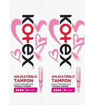 Kotex Aplikatörlü Tampon Süper 16 Lı Set (2PK*8)