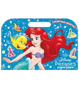 Disney Prenses Çıkartma Hediyeli Boyama Albümü