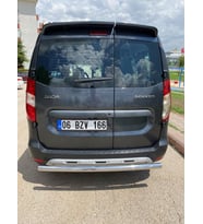 DACIA DOKKER  KROM ARKA TAMPON KORUMA PASLANMAZ ÇELİK TÜM MODELLER
