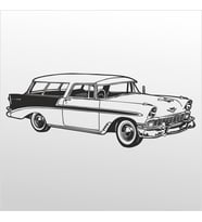 Folyo Sticker Klasik Araba ADKPQUY694 60cm Uzunluk