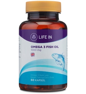 LİFE İN OMEGA 3 BALIK YAĞI KAPSÜL K