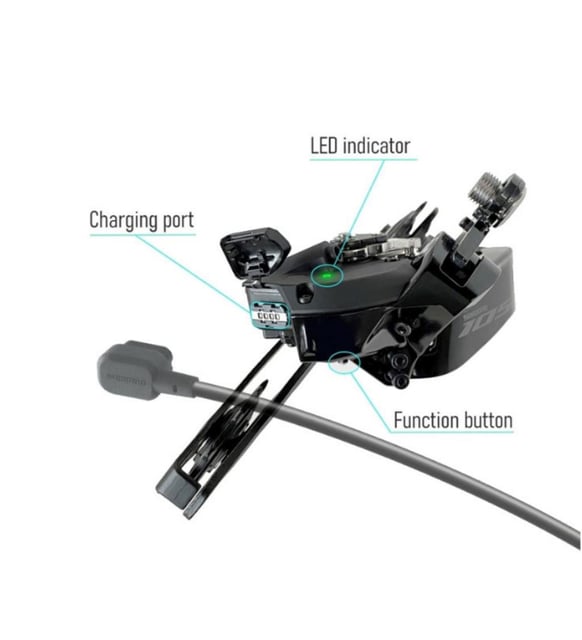 Shimano 105 Dİ2 RD-R7150 Arka Aktarıcı 12V GS (11/36)