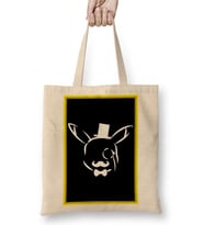 Pikachu Gentleblack Bez Çanta Uzun Saplı