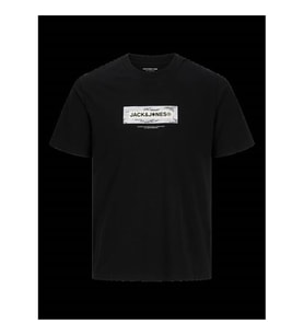 Jack & Jones Jcobreeze Branded Tee Siyah Erkek T-Shirt 12297851