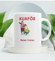 Kuaföre Hediye Kupa Bardak Beyaz 001