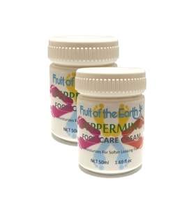 Foot Care Cream Cooling Peppermint 50 ml Ayak Bakım Nane Ferahlığı ve Kokusu 2 Adet