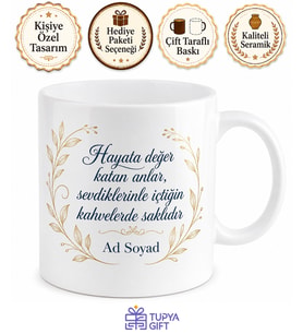 Kişiye Özel Kalıcı Hatıra Baskılı Kupa Bardak İsimli Hediye Kupa