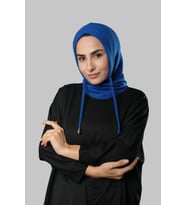 Saks Mavisi Bağcıklı Balaklava Boyunluklu Bere Triko Düz 2325_24