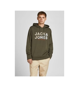 Jack & Jones Erkek Sweatshirt - Jwhstar Nov 2021 12218205 (Yeşil)