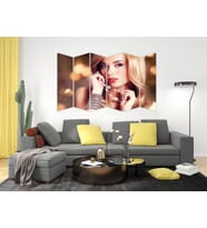 KADIN SAÇ MODELİ KUAFÖR MDF TABLO-1024 MODEL-B